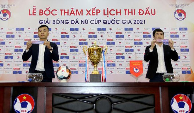 Giải cup bóng đá nữ quốc gia 2021 với 7 đội tuyển tham gia