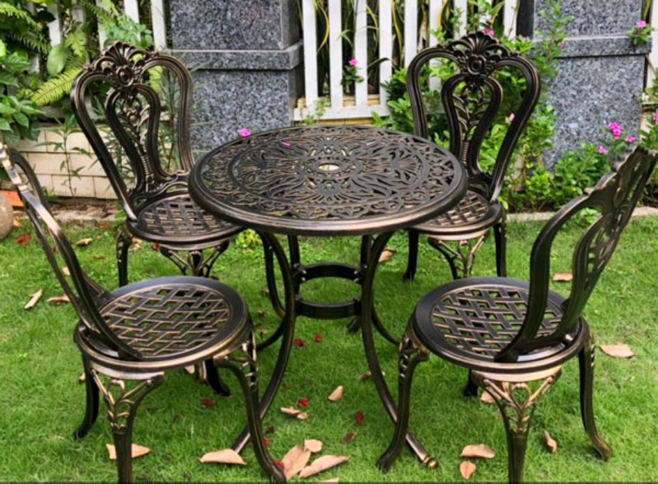 Khám phá những mẫu bàn ghế trang trí sân vườn đẹp mắt cho biệt thự